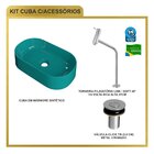 Kit Cuba Ov42 Laila Com Torneira Link 1062 E Válvula Botão Az