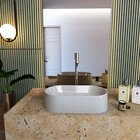 Kit Cuba Ov42 Laila Com Válvula Botão E Sifão Com Flexível Ci