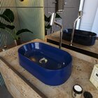 Kit Cuba Ov42 Laila Com Válvula Metal Azul Escuro