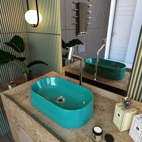 Kit Cuba Ov42 Laila Com Válvula Metal E Sifão Com Flexível Az