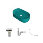 Kit Cuba Ov42 Laila Com Válvula Metal E Sifão Com Flexível Az