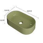 Kit Cuba Ov42 Laila Com Válvula Metal Verde Acqua