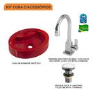 Kit Cuba Ov43 C/torneira Luxo 1195 + Válvula Click 1''g