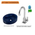 Kit Cuba Ov43 C/torneira Luxo 1195 Metal 1/4 Volta