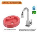Kit Cuba Ov43 C/torneira Luxo 1195 Metal 1/4 Volta
