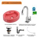 Kit Cuba Ov43 C/torneira Luxo 1195 Metal + Válvula Click 1''g