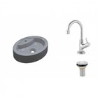 Kit Cuba Ov43 Com Torneira 1198 Metal E Válvula 1 Polegada Co