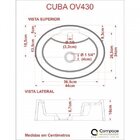 Kit Cuba Ov43 Com Torneira 1198 Metal E Válvula 1 Polegada Co