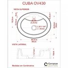 Kit Cuba Ov43 Com Torneira 1198 Metal E Válvula 1 Polegada E