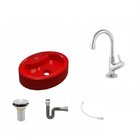 Kit Cuba Ov43 Com Torneira 1198 Metal E Válvula 1 Polegada E