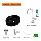 Kit Cuba Ov43 Com Torneira 1198 Metal E Válvula 1 Polegada E