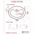 Kit Cuba Ov43 Com Torneira 1198 Metal E Válvula Click 1 Poleg