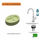 Kit Cuba Ov43 Com Torneira 1198 Metal E Válvula Click 1 Poleg