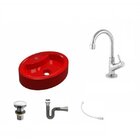 Kit Cuba Ov43 Com Torneira 1198 Metal E Válvula Click 1 Poleg