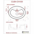 Kit Cuba Ov43 Com Torneira 1198 Metal E Válvula Click 1 Poleg