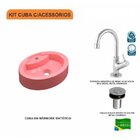 Kit Cuba Ov43 Com Torneira 1198 Metal E Válvula Click 1 Poleg