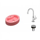 Kit Cuba Ov43 Com Torneira 1198 Metal E Válvula Click 1 Poleg