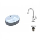 Kit Cuba Ov43 Com Torneira 1198 Metal E Válvula Click 1 Poleg