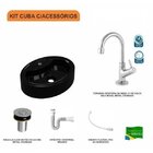 Kit Cuba Ov43 Com Torneira 1198 Metal E Válvula Click 1 Poleg