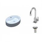 Kit Cuba Ov43 Com Torneira Luxo 1195 E Válvula 1 Polegada Com