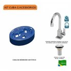 Kit Cuba Ov43 Com Torneira Luxo 1195 E Válvula 1 Polegada Com