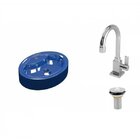 Kit Cuba Ov43 Com Torneira Luxo 1195 E Válvula 1 Polegada Com