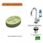 Kit Cuba Ov43 Com Torneira Luxo 1195 E Válvula Click 1 Polega