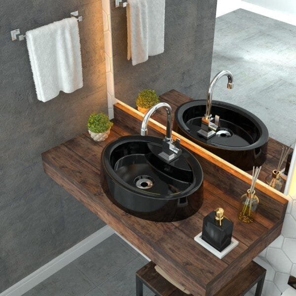 Kit Cuba Ov43 Com Torneira Luxo 1195 Metal E Válvula 1 Polega