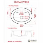 Kit Cuba Ov43 Com Torneira Luxo 1195 Metal E Válvula Click 1