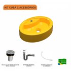 Kit Cuba Ov43 Com Válvula Click 1 Polegada B E Sifão Cromado
