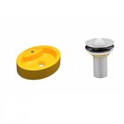 Kit Cuba Ov43 Com Válvula Metal 1 Polegada Compace Amarelo