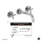 Kit Cuba Para Banheiro Retangular Slim Cerâmica Fluorita E To