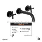 Kit Cuba Para Banheiro Retangular Slim Cerâmica Fluorita E To