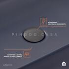 Kit Cuba Para Banheiro Retangular Slim Cerâmica Fluorita E To