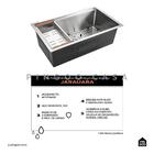 Kit Cuba Para Cozinha Com Acessórios Jarauara E Torneira Mist