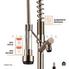 Kit Cuba Para Cozinha Com Acessórios Jarauara E Torneira Mist