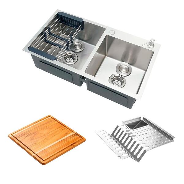 Kit Cuba Para Cozinha Gourmet Com Escorredor E Tábua De Corte