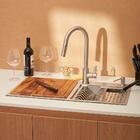 Kit Cuba Para Cozinha Gourmet Com Escorredor E Tábua De Corte