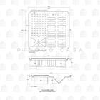 Kit Cuba Para Cozinha Gourmet Com Escorredor E Tábua De Corte