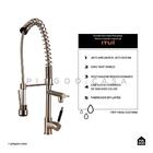 Kit Cuba Para Cozinha Terena 44 Cm E Torneira Misturador Mono