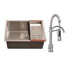 Kit Cuba Para Cozinha Terena 58 Cm E Torneira Misturador Mono