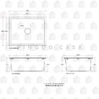 Kit Cuba Para Cozinha Terena 58 Cm E Torneira Misturador Mono