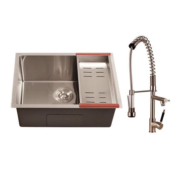 Kit Cuba Para Cozinha Terena 58 Cm E Torneira Misturador Mono