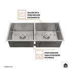 Kit Cuba Para Cozinha Tukano E Torneira Misturador Monocomand