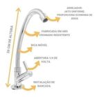 Kit Cuba Pia Aço Inox Gourmet  41x32x11 Cozinha E Acessorios