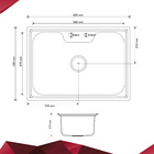 Kit Cuba Pia Cozinha Gourmet Inox + Torneira Monocomando 50cm