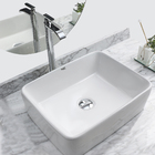 Kit Cuba Pia Louça Cerâmica Banheiro C/ Torneira E Válv S13