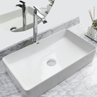 Kit Cuba Pia Louça Cerâmica Banheiro C/ Torneira E Válv S19