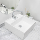 Kit Cuba Pia Louça Cerâmica Banheiro C/torn E Vál Cromada 11