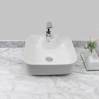 Kit Cuba Pia Louça Cerâmica Banheiro C/torn E Vál Cromada 42